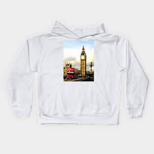 Big Ben  Art Kids Hoodie